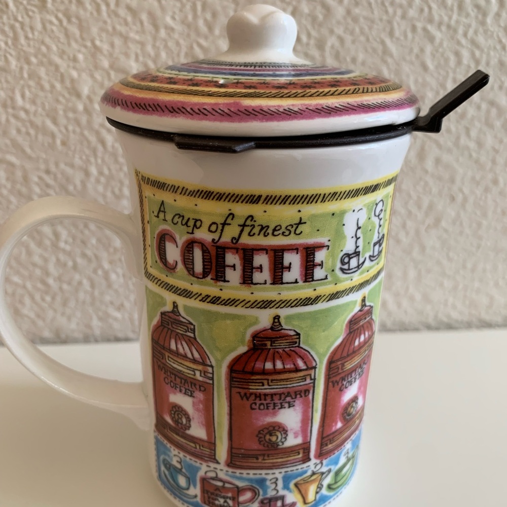 George Multicolor Coffee French Press Mug - Picture 3 of 11